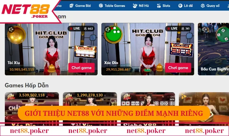 Giới thiệu NET88 với những điểm mạnh riêng