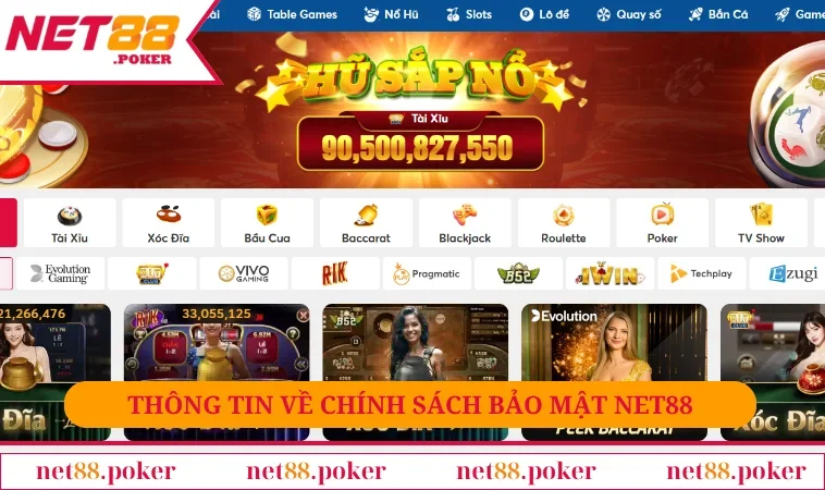 Thông tin về chính sách bảo mật NET88