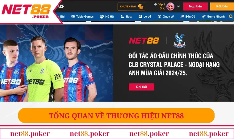 Tổng quan về thương hiệu NET88